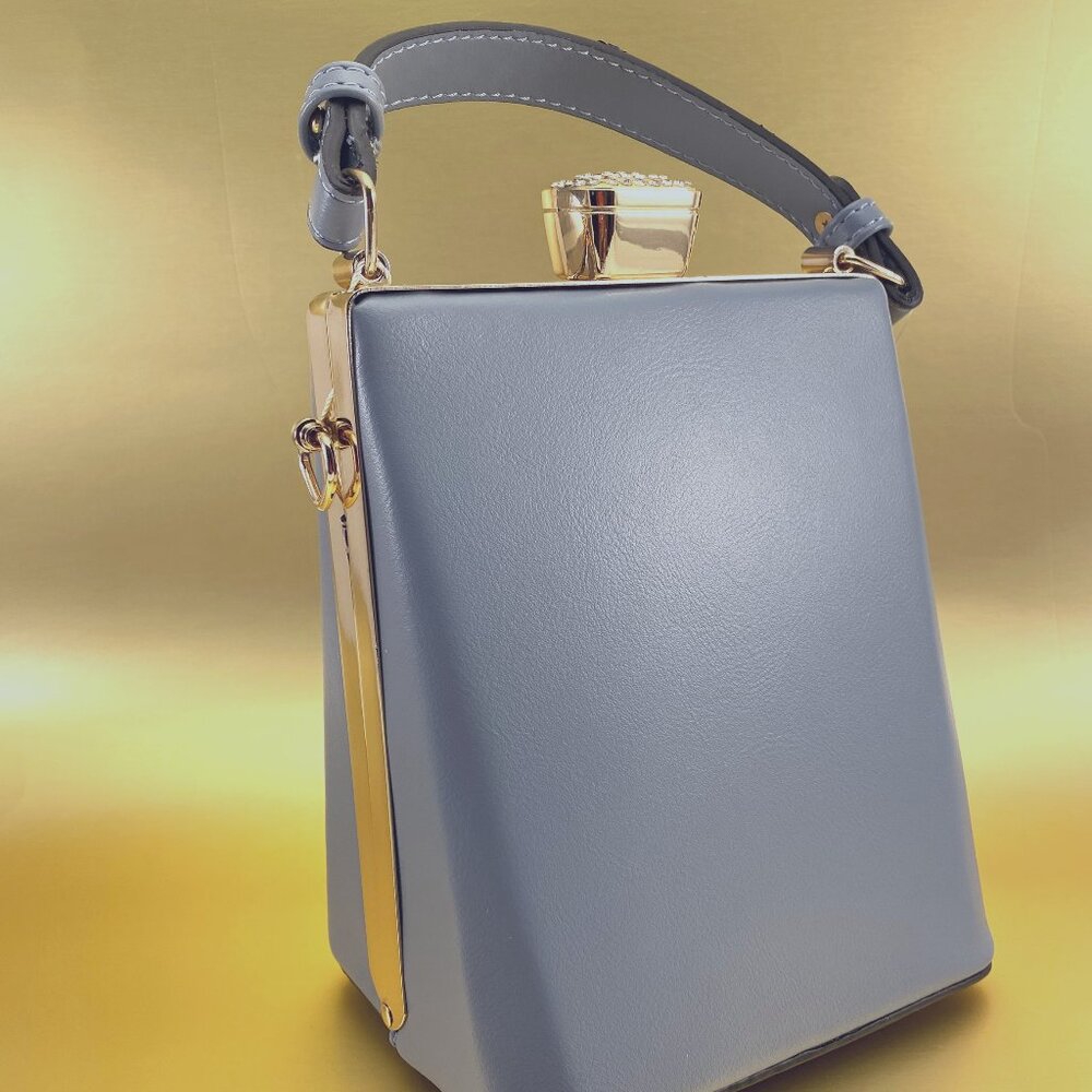Jewel Top Crossbody Satchel Bag